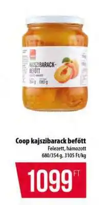 Coop Coop kajszibarack befőtt ajánlat