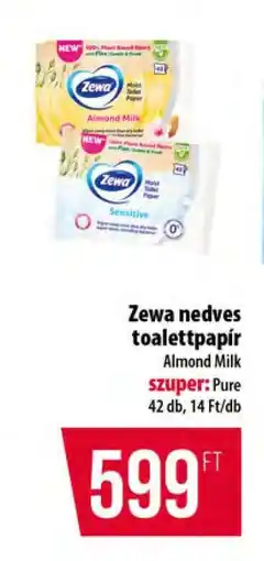 Coop Zewa nedves toalettpapír ajánlat