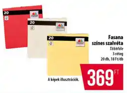 Coop Fasana színes szalvéta ajánlat