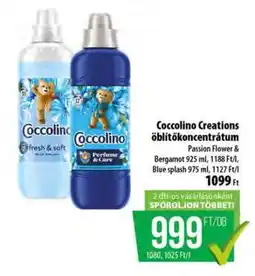 Coop Coccolino Creations öblítőkoncentrátum ajánlat