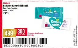 Coop Pampers baba törlőkendő ajánlat
