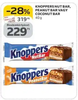 Auchan Knoppers Nut Bar, Peanut Bar vagy Coconut Bar ajánlat