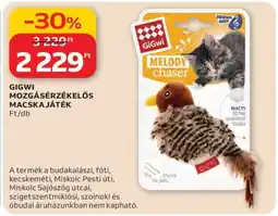 Auchan GIGWI MOZGÁSÉRZÉKELŐS MACSKAJÁTÉK ajánlat