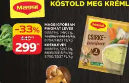 Auchan MAGGI GYORSAN FINOMAT LEVES ajánlat