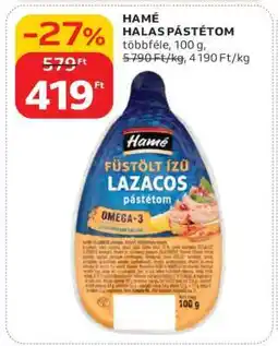 Auchan Hamé halas pástétom ajánlat