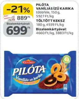 Auchan Pilóta vaníliás ízű karika ajánlat