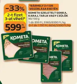 Auchan KOMETA SZELETELT SONKA, KARAJ, TARJA VAGY CSÜLÖK ajánlat