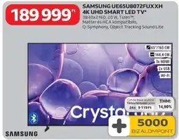 Auchan SAMSUNG UE65U8072FUXXH 4K UHD SMART LED TV ajánlat