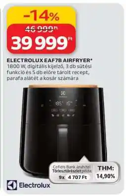 Auchan ELECTROLUX EAF7B AIRFRYER ajánlat