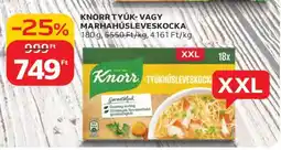 Auchan KNORR TYÚK- VAGY MARHAHÚSLEVESKOCKA ajánlat