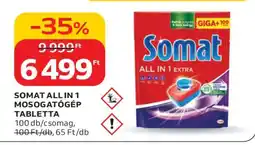 Auchan Somat All in 1 mosogatógép tabletta ajánlat