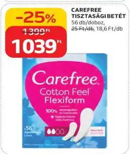 Auchan CAREFREE Tisztasági betét ajánlat