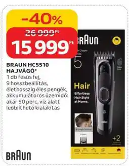Auchan BRAUN HC5510 HAJVÁGÓ ajánlat