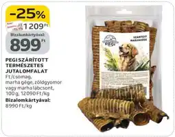 Auchan PEGI SZÁRÍTOTT, TERMÉSZETES JUTALOMFALAT ajánlat