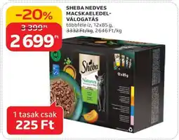 Auchan SHEBA NEDVES MACSKAELEDEL-VÁLOGATÁS ajánlat