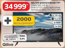 Auchan QILIVE Q32H231B HD TV ajánlat