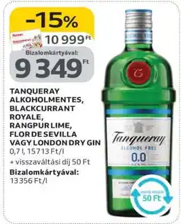 Auchan Tanqueray Alkoholmentes ajánlat