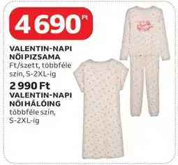 Auchan VALENTIN-NAPI NŐI PIZSAMA ajánlat