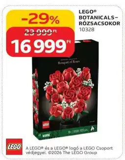 Auchan LEGO BOTANICALS – RÓZSACSOKOR ajánlat