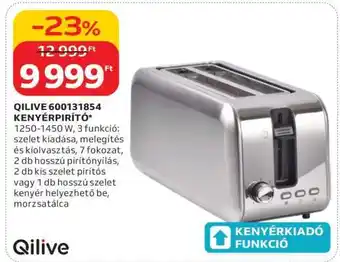 Auchan Qilive 600131854 Kenyérpirító ajánlat