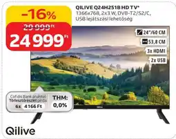 Auchan QILIVE Q24H251B HD TV ajánlat