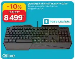 Auchan QILIVE Q3761 GAMER BILLENTYŰZET ajánlat