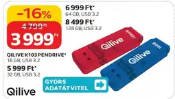 Auchan QILIVE K103 PENDRIVE 16 GB ajánlat