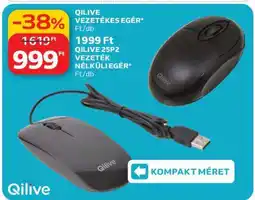Auchan QILIVE VEZETÉKES EGÉR ajánlat