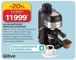 Auchan QILIVE 600153053 PRESSZÓ KÁVÉFŐZŐ ajánlat