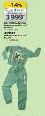Auchan MESEFIGURA MINTÁS GYERMEK SZABADIDŐ NADRÁG ajánlat