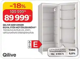 Auchan QILIVE 600129609 EGYAJTÓS HŰTŐSZEKRÉNY ajánlat