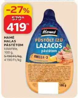 Auchan Hamé halas pástétom ajánlat
