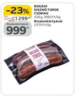 Auchan BOGÁDI DISZNÓ TOROS CSOMAG ajánlat