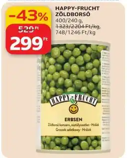 Auchan HAPPY-FRUCHT ZÖLDBORSÓ ajánlat