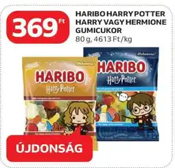 Auchan HARIBO HARRY POTTER HARRY VAGY HERMIONE GUMICUKOR ajánlat