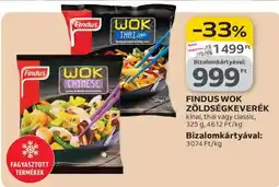 Auchan FINDUS Wok zöldségkeverék ajánlat
