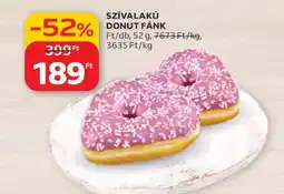 Auchan SZÍVALAKÚ DONUT FÁNK ajánlat