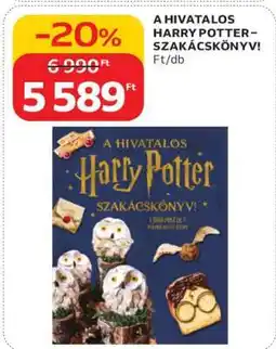 Auchan A HIVATALOS HARRY POTTER – SZAKÁCSKÖNYV! ajánlat