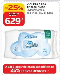 Auchan Violeta Baba Törlőkendő ajánlat