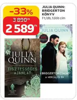 Auchan Julia Quinn: Bridgerton Könyv ajánlat