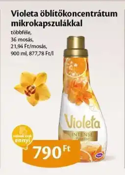 EcoFamily Violeta öblítőkoncentrátum mikrokapszulákkal ajánlat