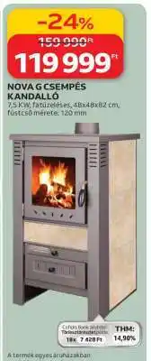 Auchan NOVA G CSEMPÉS KANDALLÓ ajánlat