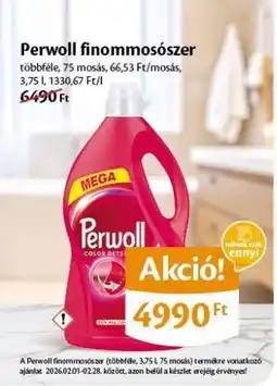 EcoFamily Perwoll finommosószer ajánlat