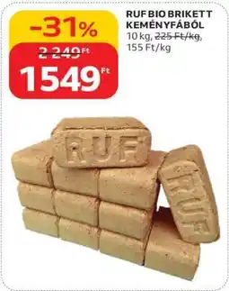 Auchan RUF Bio Brikett Keményfából ajánlat