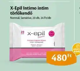 EcoFamily X-Epil Intimo intim törlőkendő ajánlat