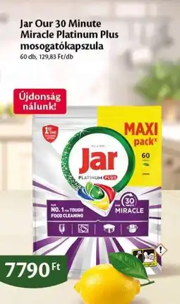 EcoFamily Jar Our 30 Minute Miracle Platinum Plus mosogatókapzsula ajánlat