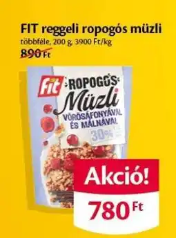 EcoFamily FIT Reggeli Ropogós Müzli ajánlat