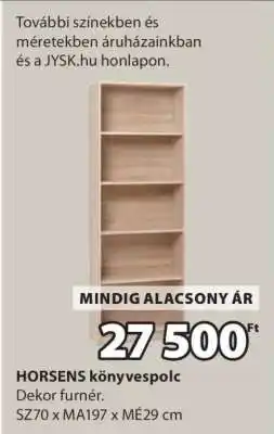 JYSK HORSENS könyvespolc ajánlat