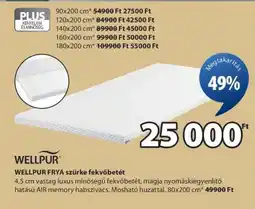 JYSK WELLPUR FRYA szürke fekvőbetét ajánlat