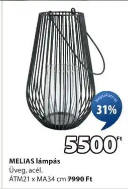 JYSK MELIAS lámpás ajánlat